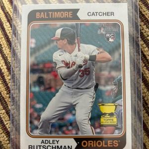 2023 Topps Heritage Adley Rutchman rookie card